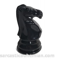MegaChess Idividual Chess Piece Knight 6 Inches Tall Black or White 1. Black B076XCTGHX